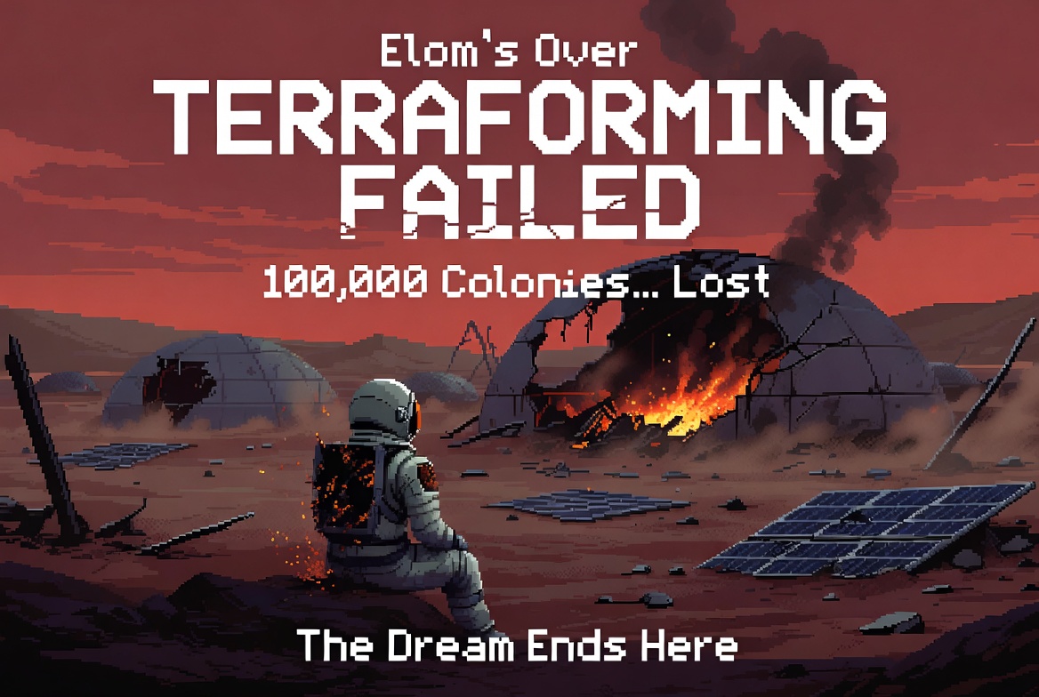 Terraforming Failed — 100,000 colonies lost